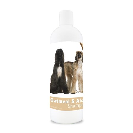 Healthy Breeds 16 oz Afghan Hound Oatmeal Shampoo with Aloe 840235100195
